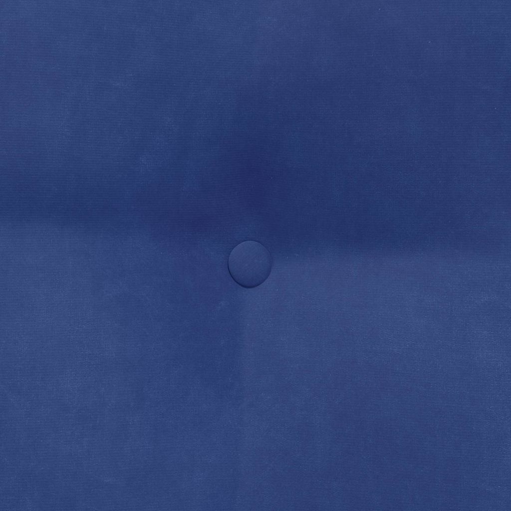 Hátpárna rendőrségi kék 80 x 24 x 50 cm bársony