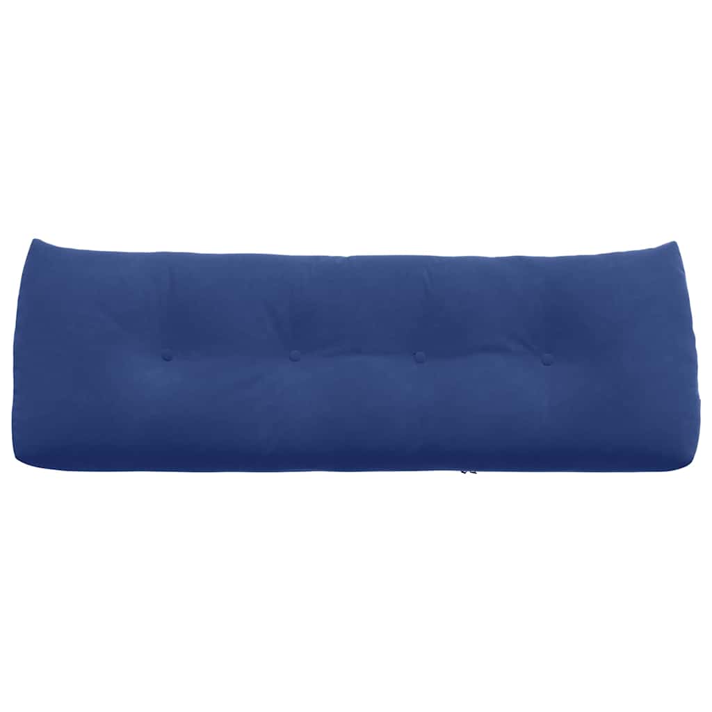 Hátpárna rendőrségi kék 140 x 24 x 50 cm bársony