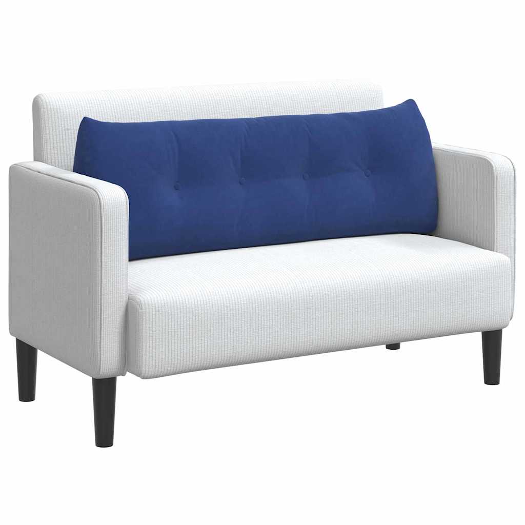 Hátpárna rendőrségi kék 140 x 24 x 50 cm bársony