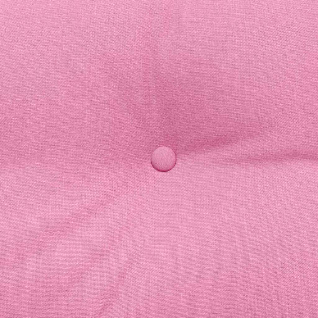 Hátpárna rózsaszín 160 x 24 x 50 cm szövet