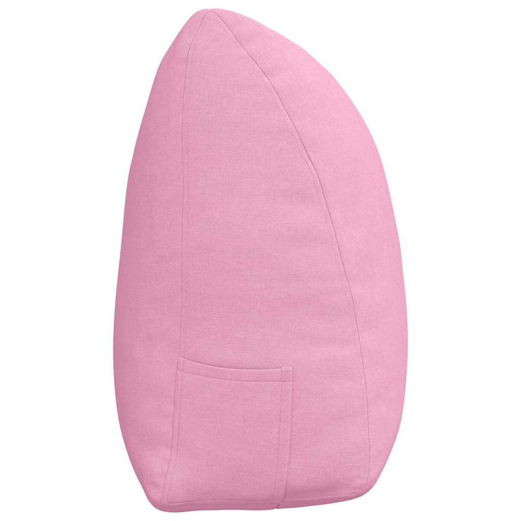 Hátpárna rózsaszín 160 x 24 x 50 cm szövet