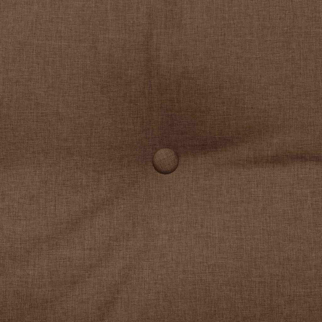 Hátpárna barna 200 x 24 x 50 cm szövet