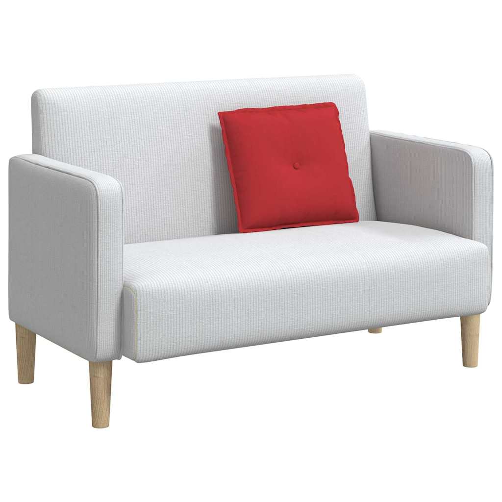 Hátpárna piros 200 x 19 x 50 cm szövet