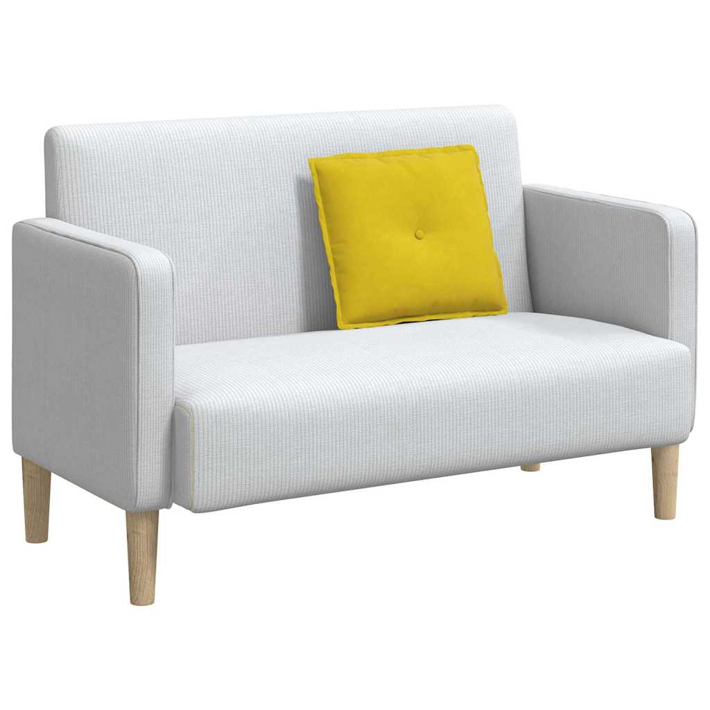 Hátpárna sárga 50 x 45 cm bársonyos szövet