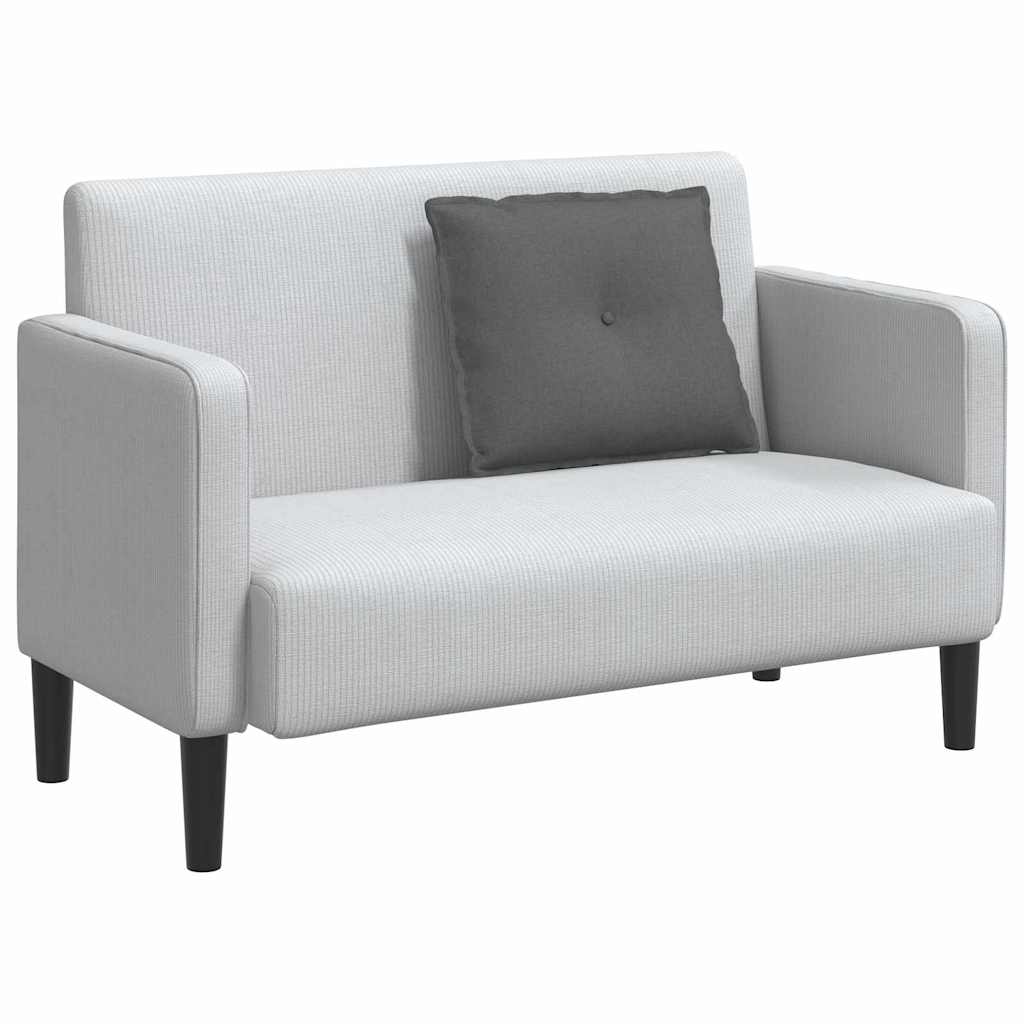 Hátpárna sötétszürke 200 x 19 x 50 cm szövet