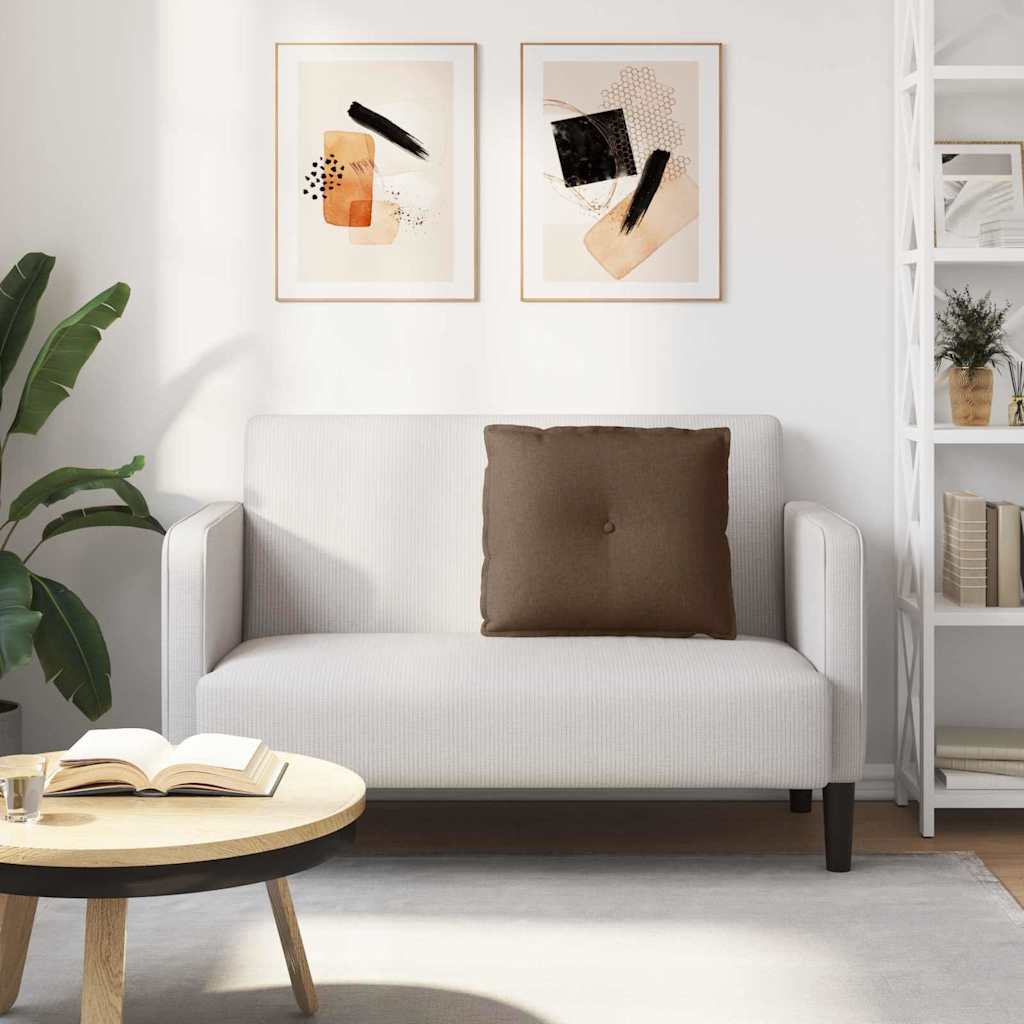 Hátpárna barna 200 x 19 x 50 cm szövet