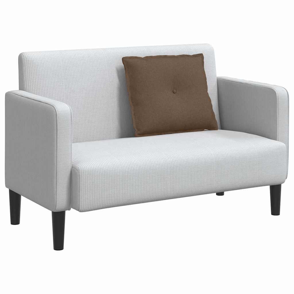 Hátpárna barna 200 x 19 x 50 cm szövet