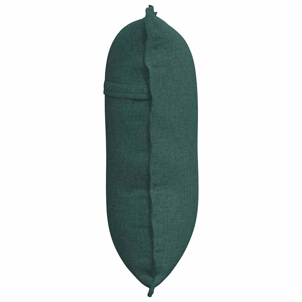 Hátpárna sötétzöld 200 x 19 x 50 cm szövet