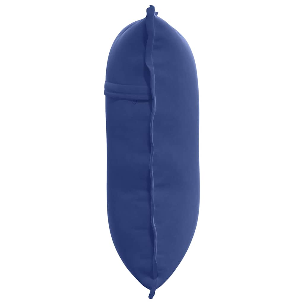 Hátpárna rendőrségi kék 60 x 50 cm bársonyos szövet