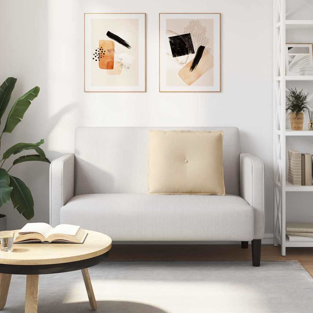 Hátpárna krém 60 x 50 cm mikroszálas szövet