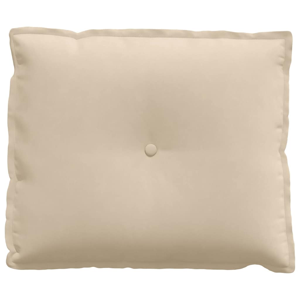 Hátpárna krém 60 x 50 cm mikroszálas szövet