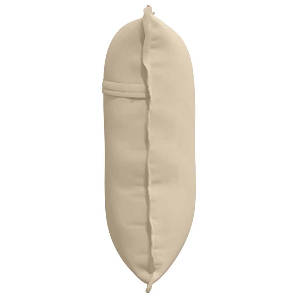 Hátpárna krém 60 x 50 cm mikroszálas szövet