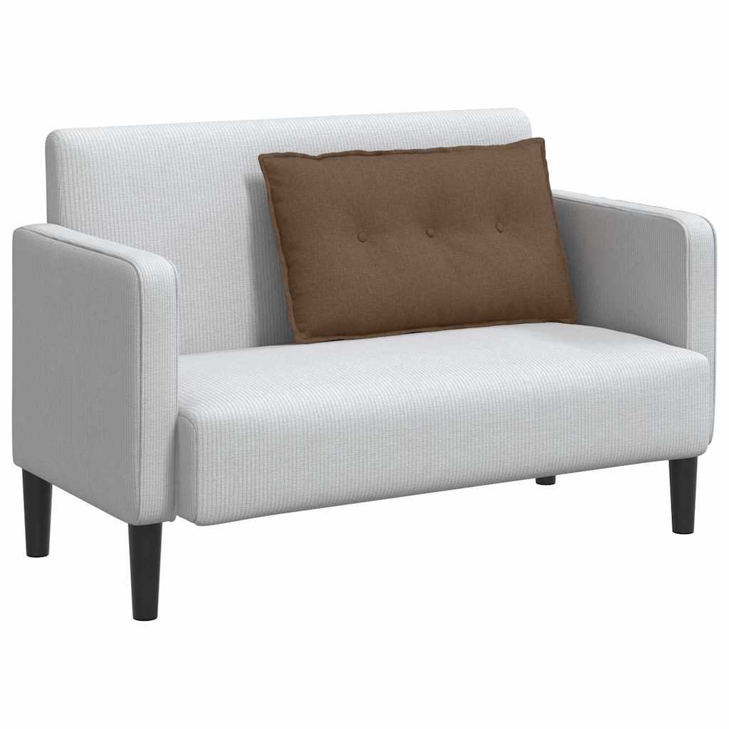 Hátpárna barna 200 x 19 x 50 cm szövet