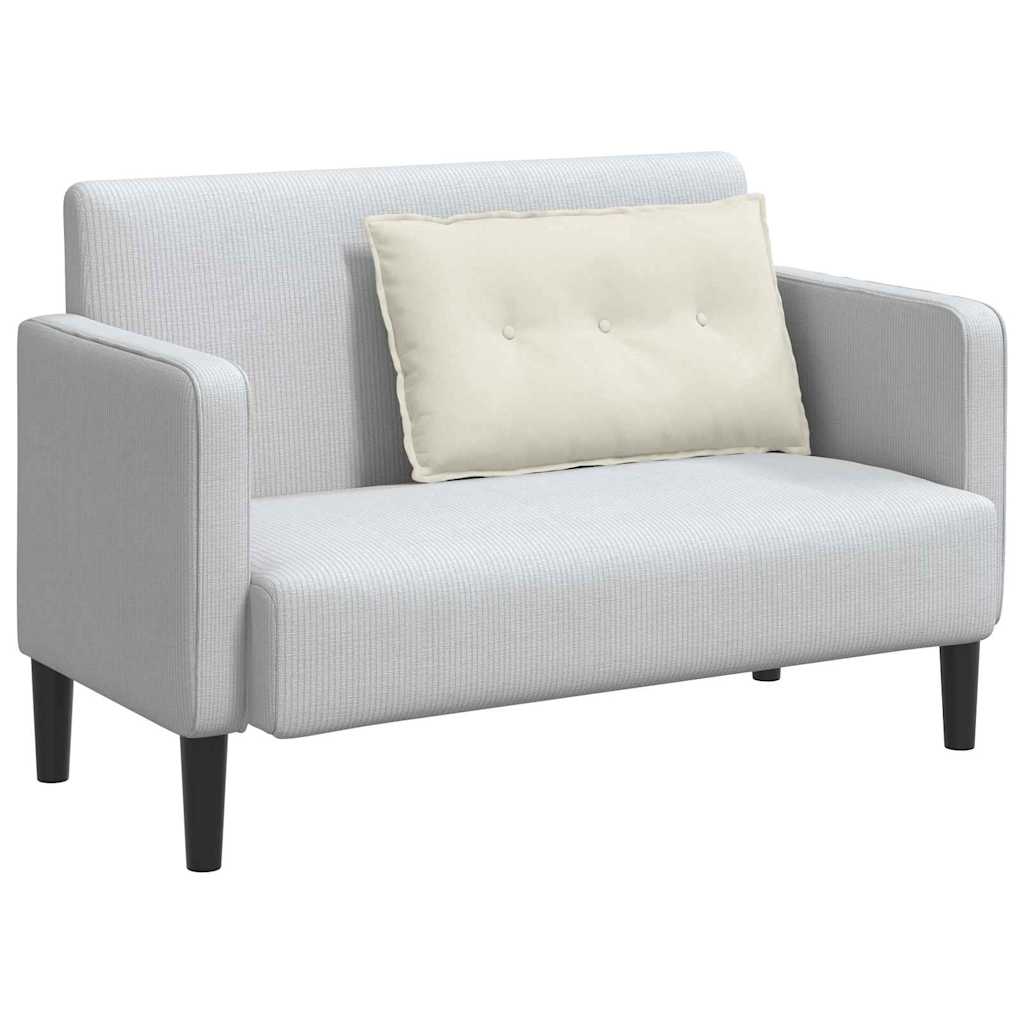 Hátpárna krém 80 x 50 cm bársonyos szövet