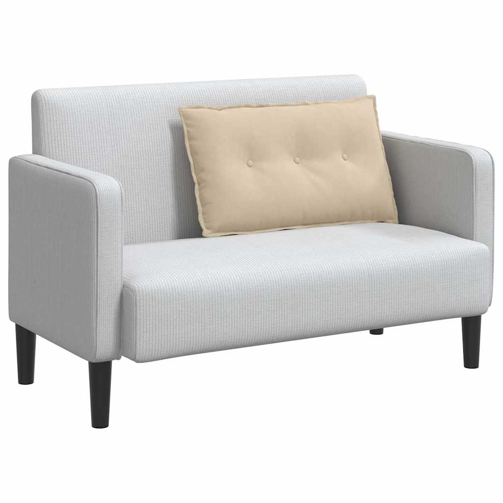 Hátpárna krém 80 x 50 cm mikroszálas szövet