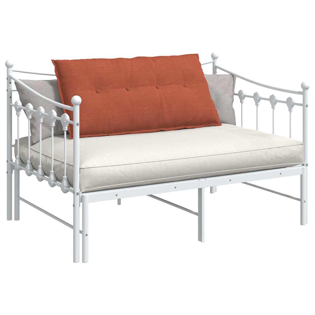 Hátpárna piros narancs 100 x 50 cm bársonyos szövet