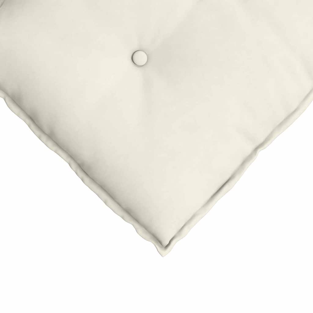 Hátpárna krém 140 x 50 cm bársonyos szövet Hátpárna krém 140 x 50 cm bársonyos szövet