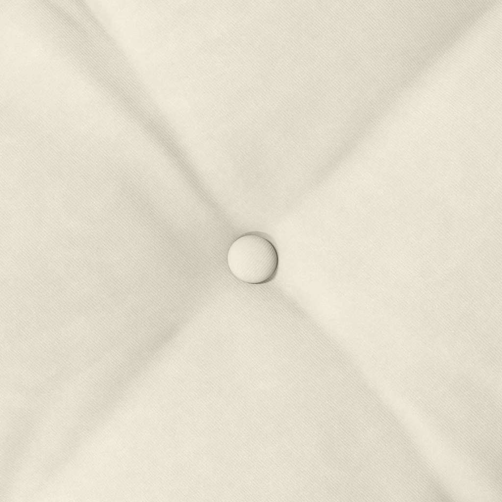 Hátpárna krém 140 x 50 cm bársonyos szövet Hátpárna krém 140 x 50 cm bársonyos szövet