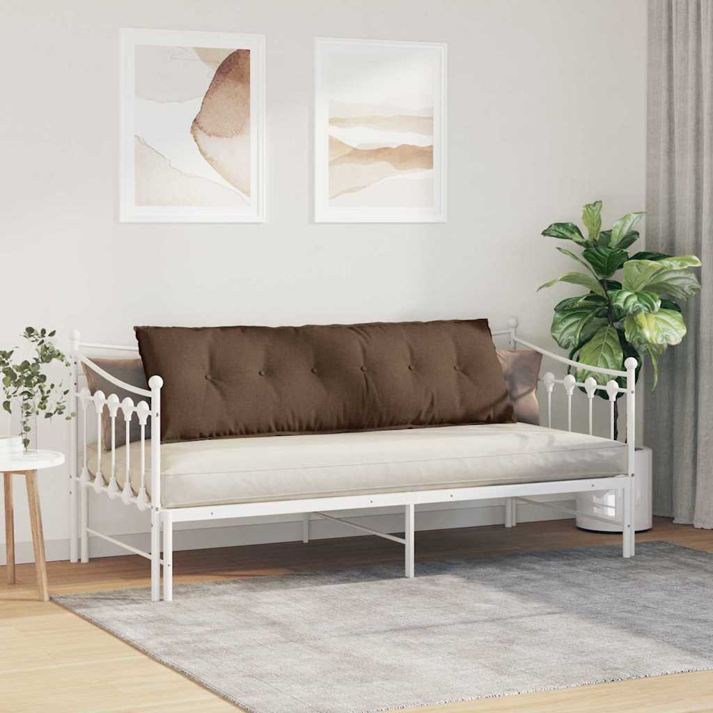 Hátpárna barna 160 x 19 x 50 cm szövet