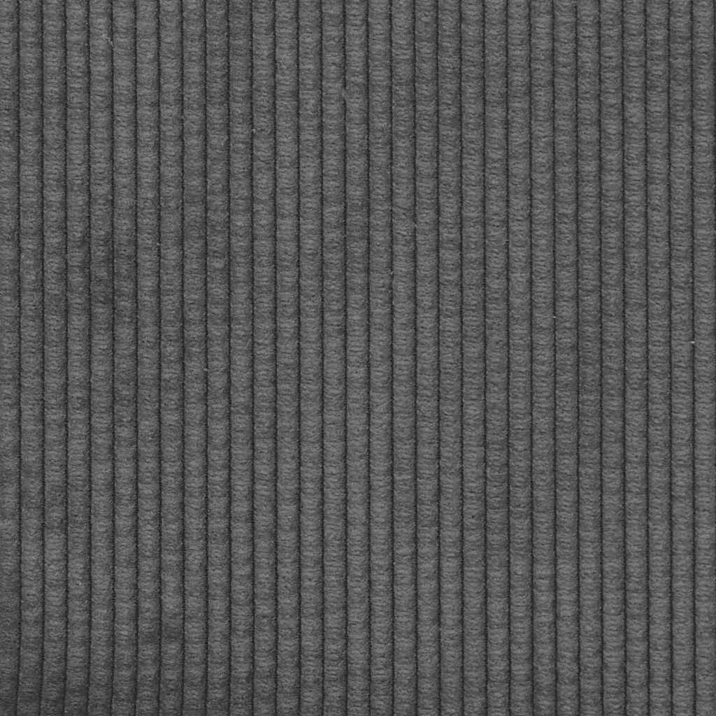 Hátpárna sötétszürke 160 x 50 cm bársonyos szövet