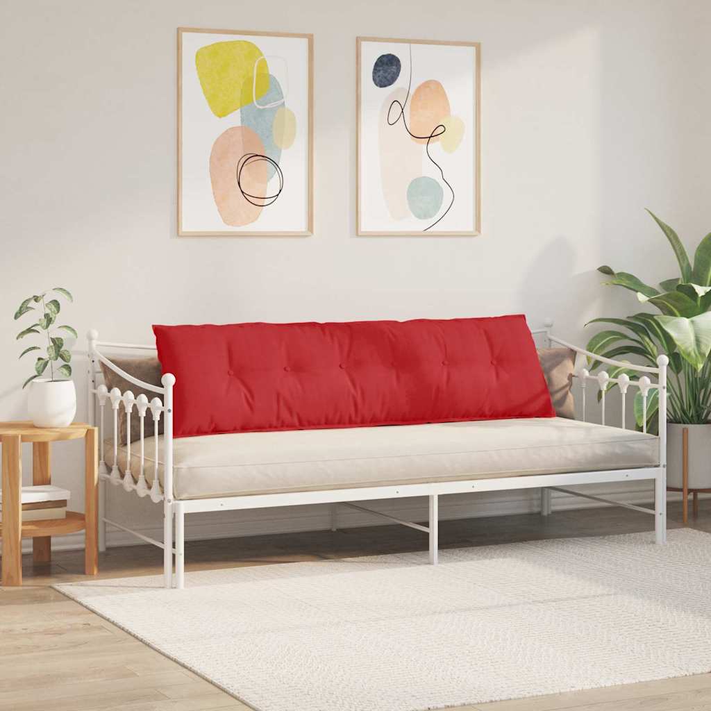 Hátpárna piros 180 x 19 x 50 cm szövet