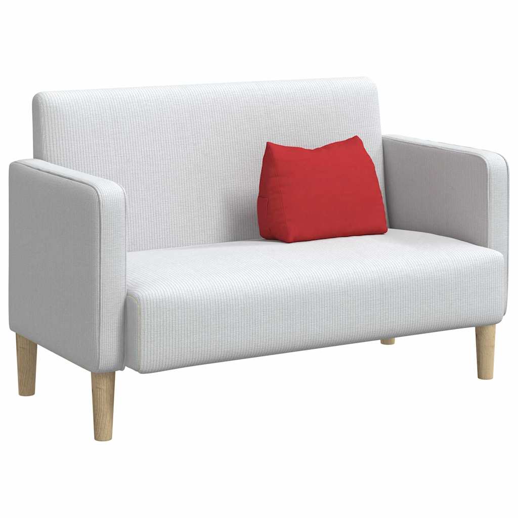 Hátpárna piros 45 x 20 x 35 cm szövet