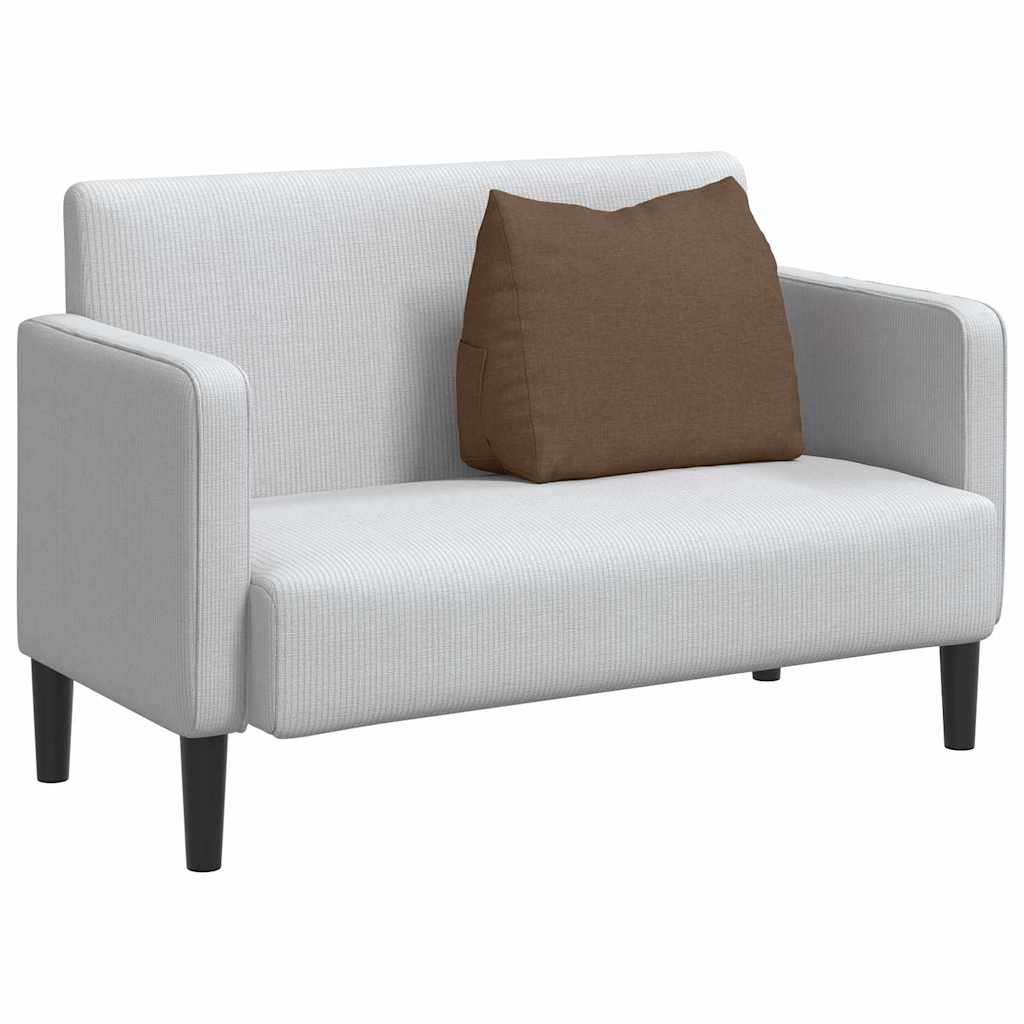 Hátpárna barna 60 x 20 x 50 cm szövet