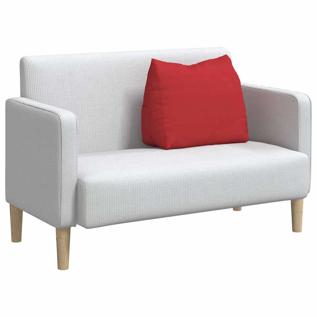 Hátpárna piros 60 x 20 x 50 cm szövet