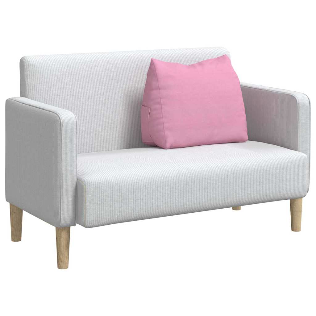 Hátpárna rózsaszín 60 x 20 x 50 cm szövet