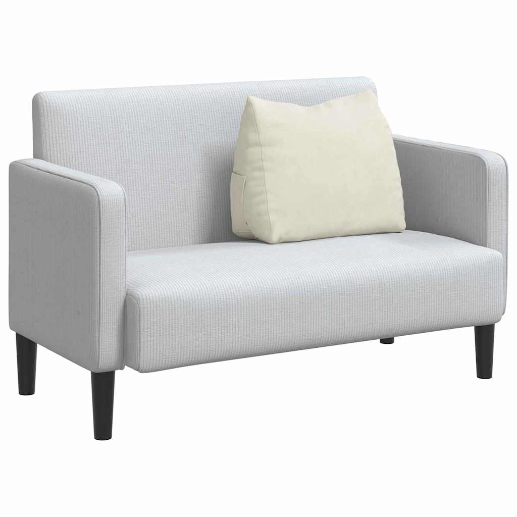 Hátpárna krém 60 x 20 x 50 cm bársonyos szövet