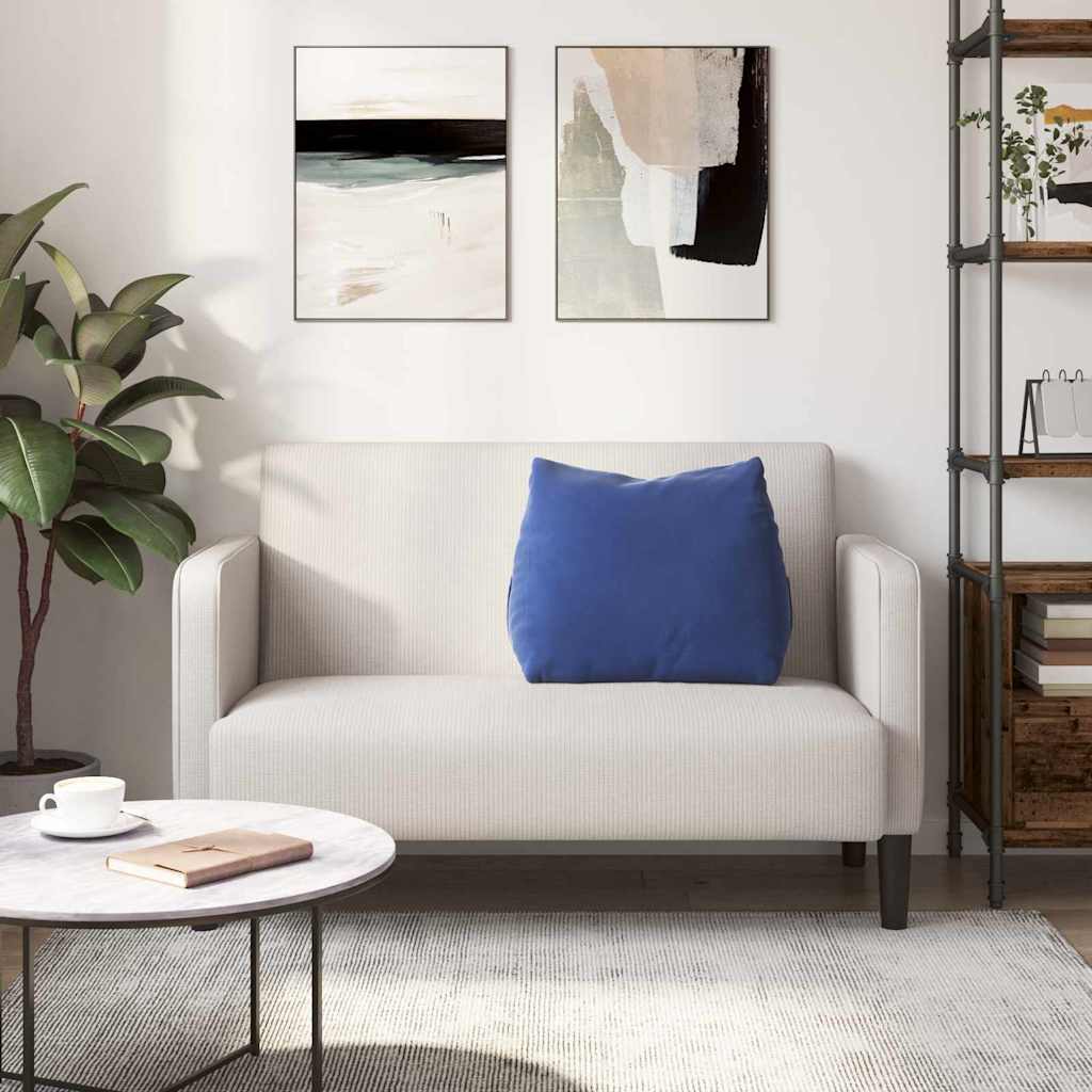 Hátpárna rendőrségi kék 60 x 20 x 50 cm bársonyos szövet