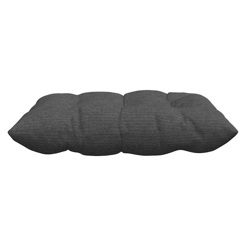 Ülőpárnák 4 pcs sötétszürke 40 x 40 x 6 cm bársonyos szövet
