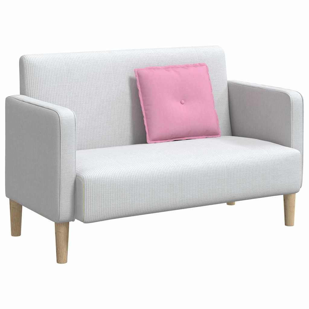 Hátpárna rózsaszín 200 x 19 x 50 cm szövet