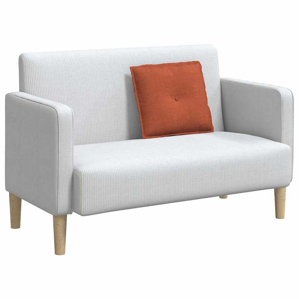 Hátpárna piros narancs 50 x 45 cm bársonyos szövet