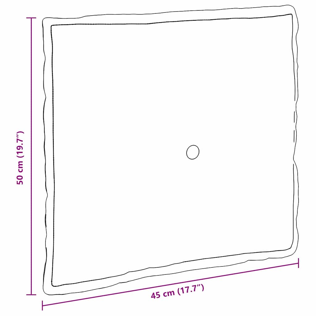 Hátpárna piros narancs 50 x 45 cm bársonyos szövet