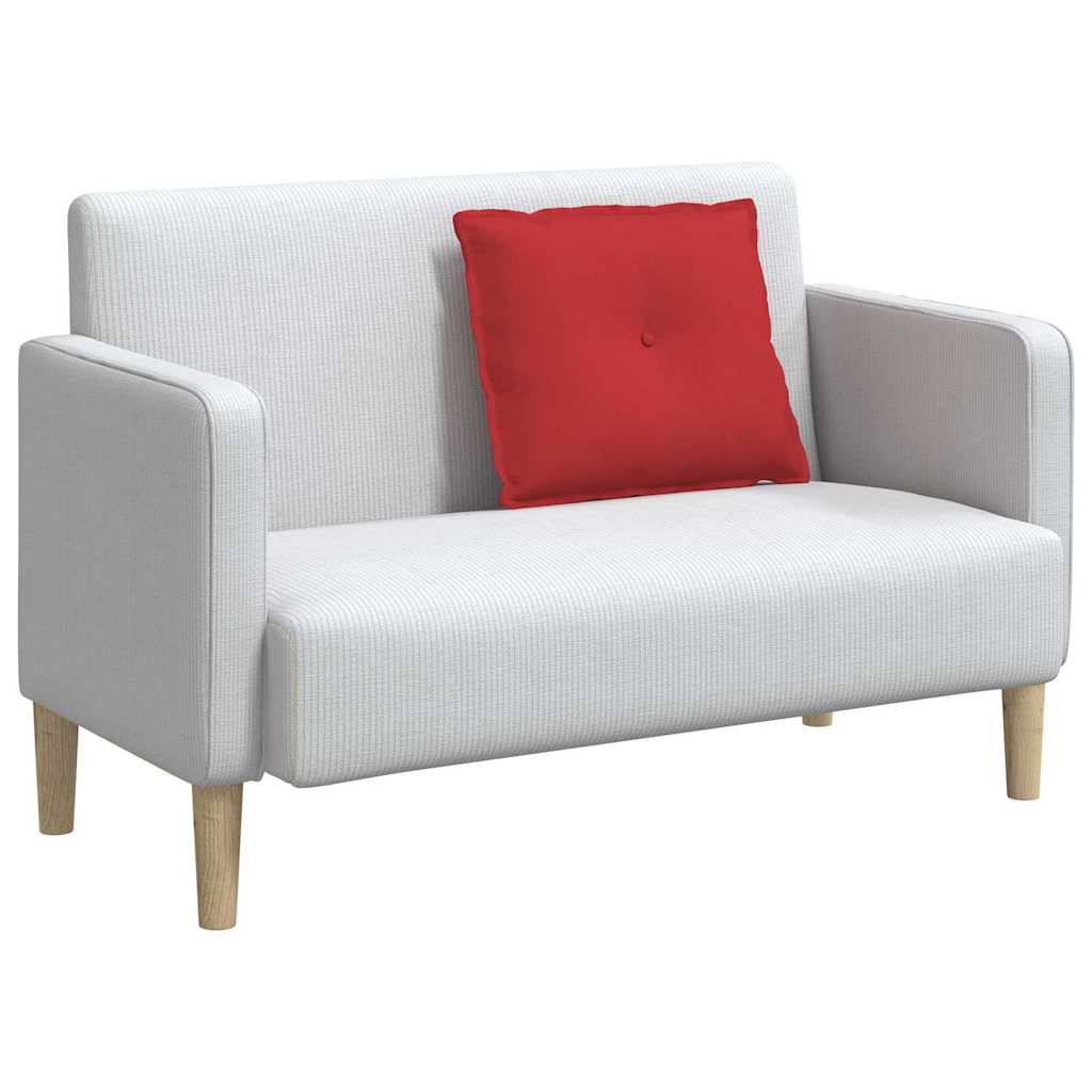 Hátpárna piros 200 x 19 x 50 cm szövet