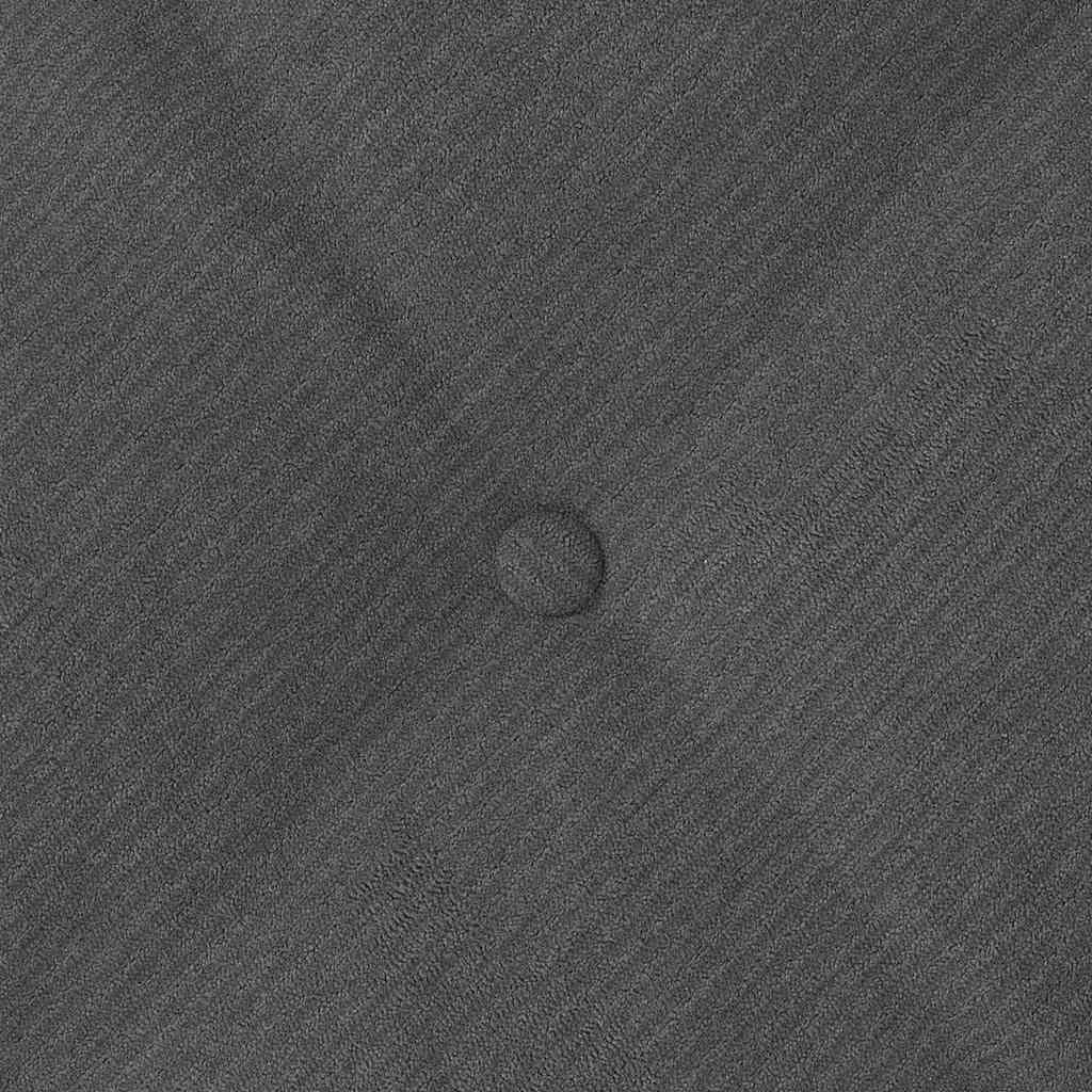 Hátpárna sötétszürke 60 x 50 cm bársonyos szövet