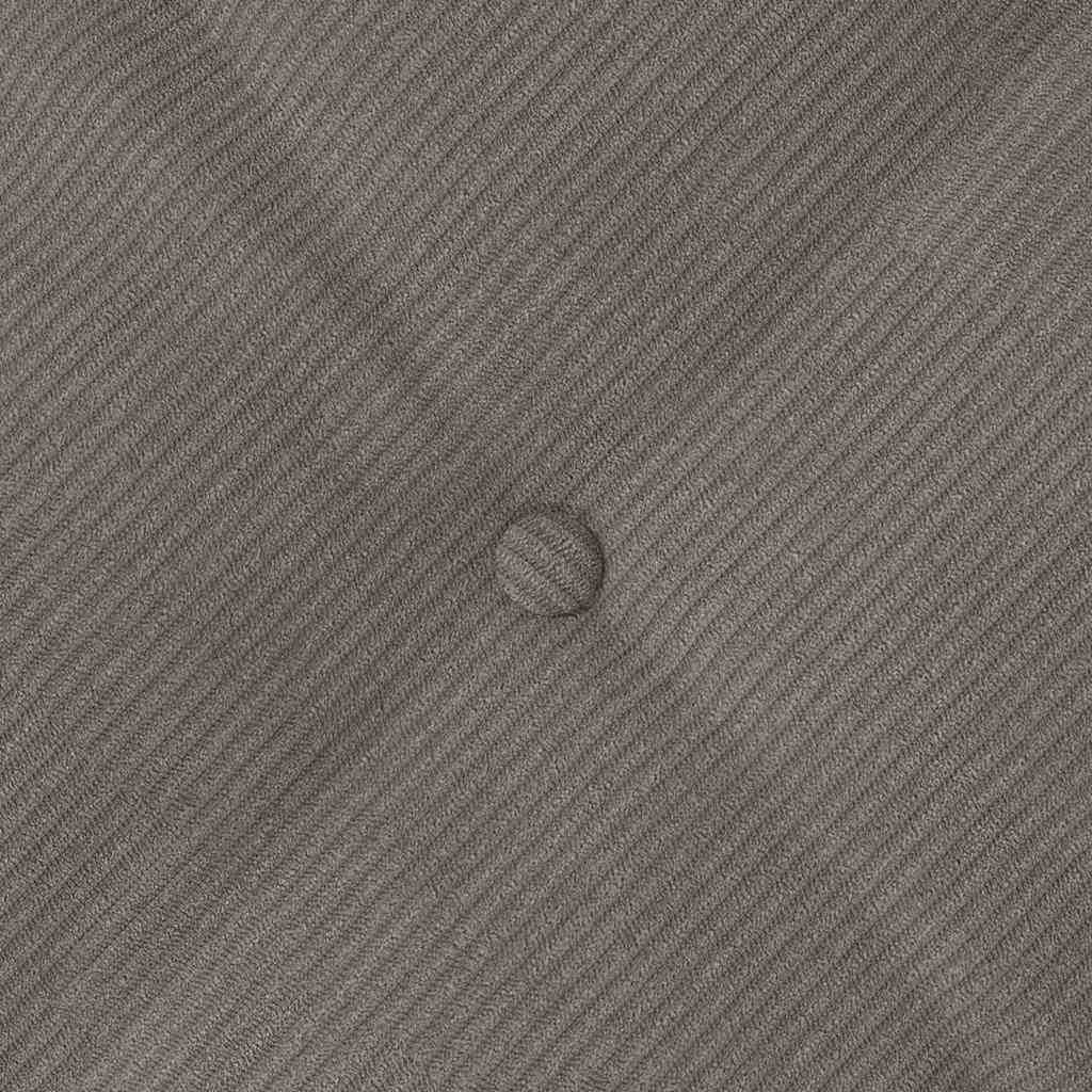 Hátpárna világosszürke 80 x 50 cm bársonyos szövet