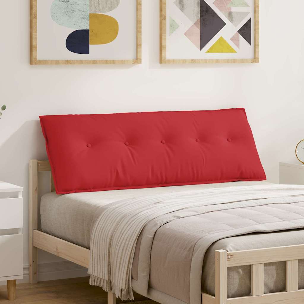 Hátpárna piros 140 x 19 x 50 cm szövet