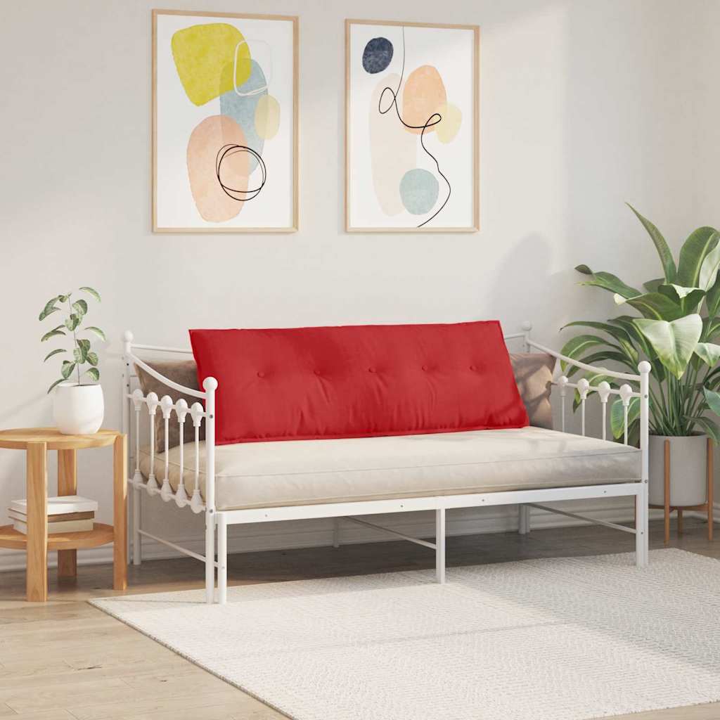 Hátpárna piros 140 x 19 x 50 cm szövet