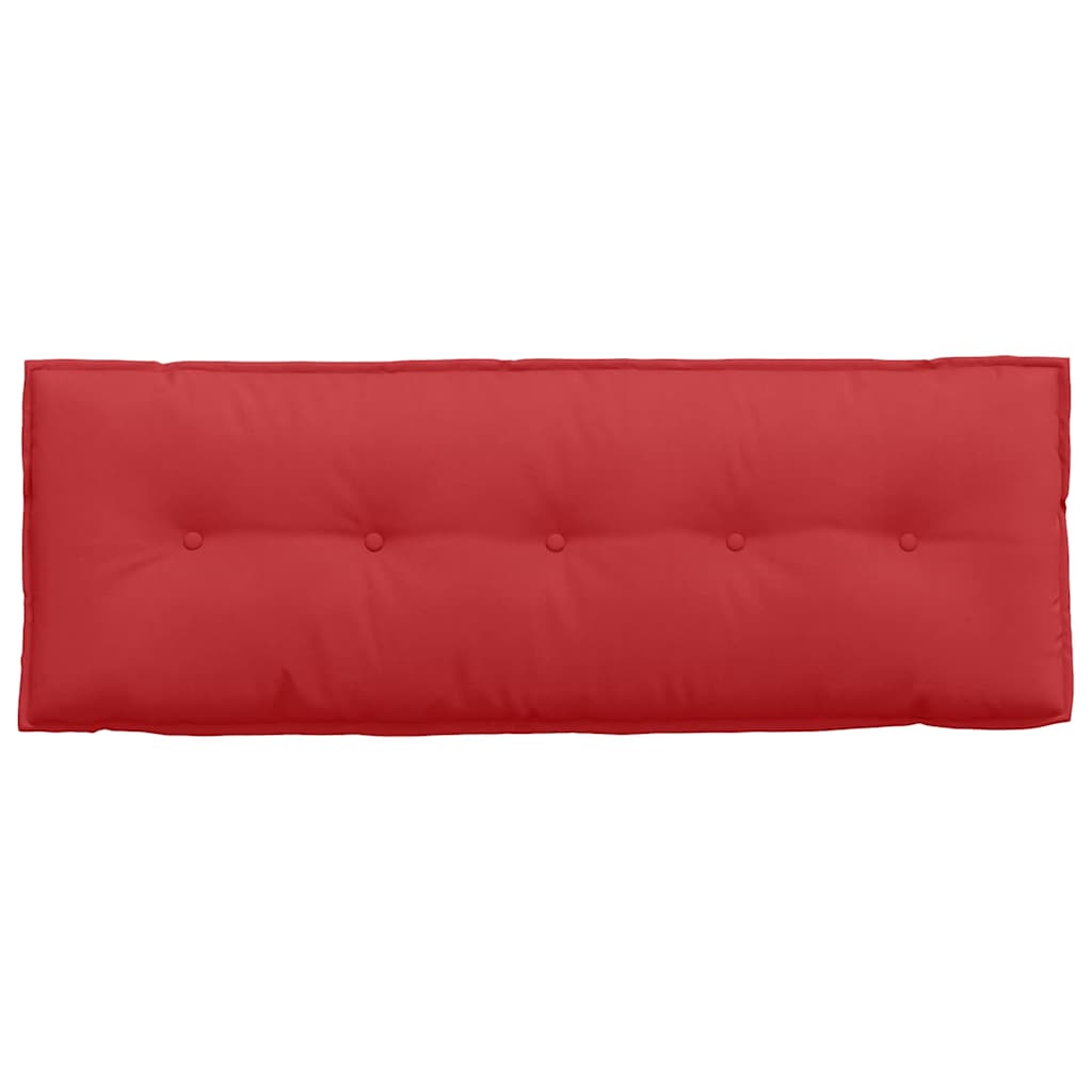 Hátpárna piros 140 x 19 x 50 cm szövet