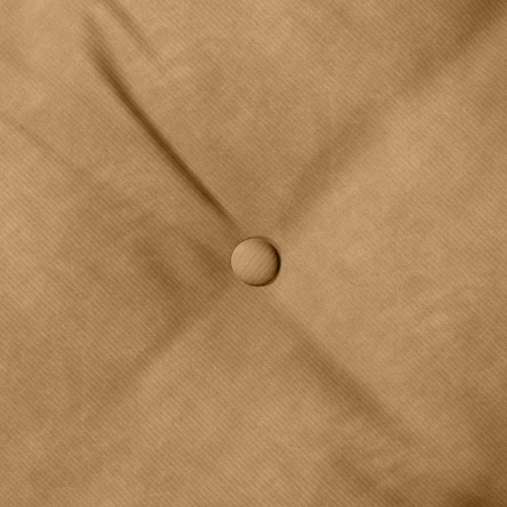 Hátpárna barna 160 x 50 cm bársonyos szövet