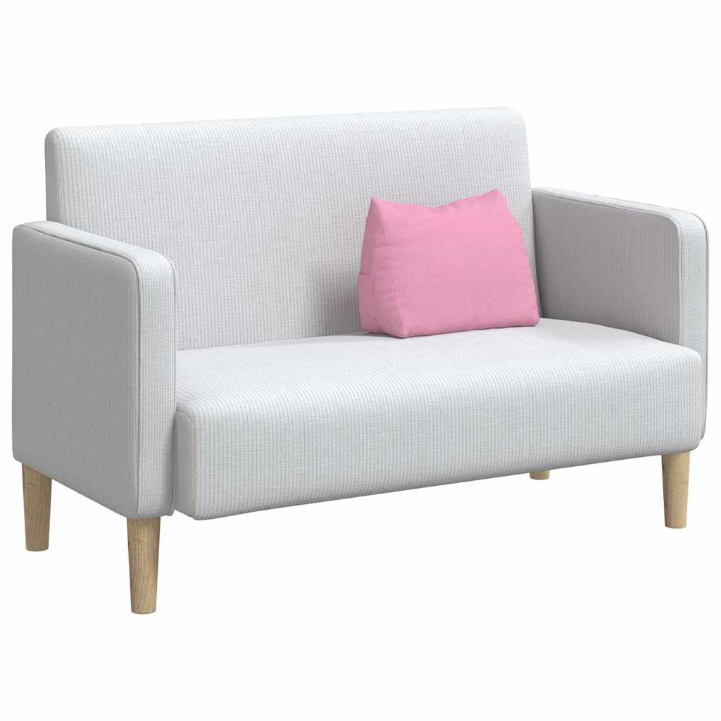 Hátpárna rózsaszín 45 x 20 x 35 cm szövet