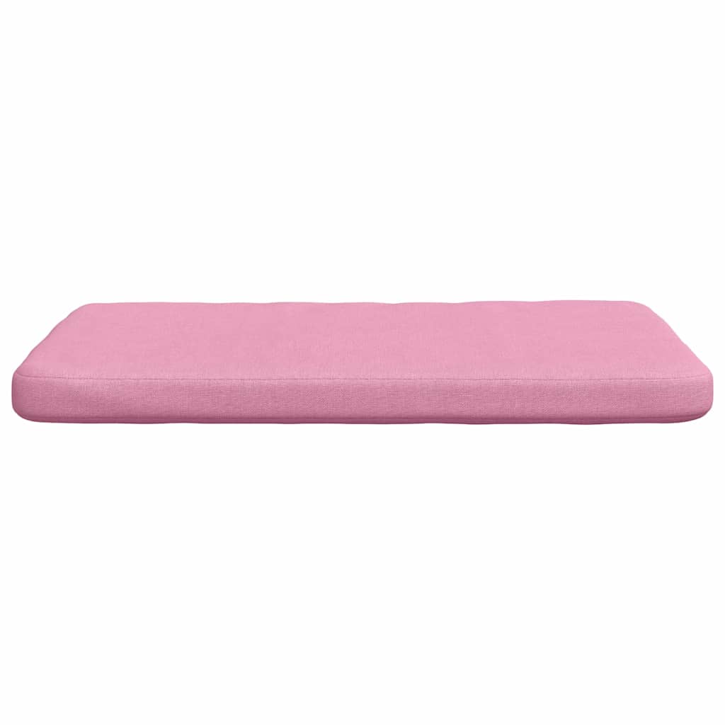 Ülőpárnák 4 pcs rózsaszín 40 x 40 x 3 cm szövet Ülőpárnák 4 pcs rózsaszín 40 x 40 x 3 cm szövet