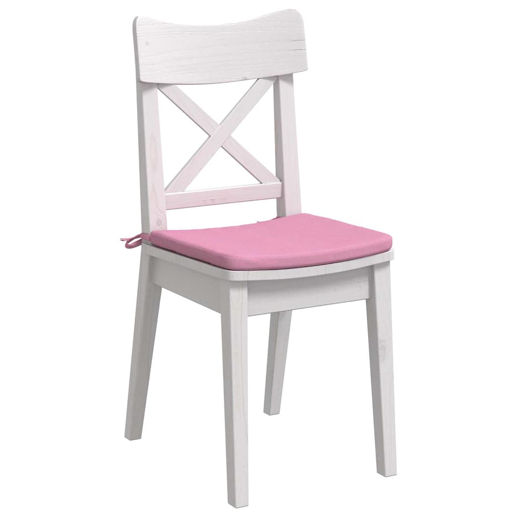 Ülőpárnák 4 pcs rózsaszín 40 x 40 x 3 cm szövet Ülőpárnák 4 pcs rózsaszín 40 x 40 x 3 cm szövet