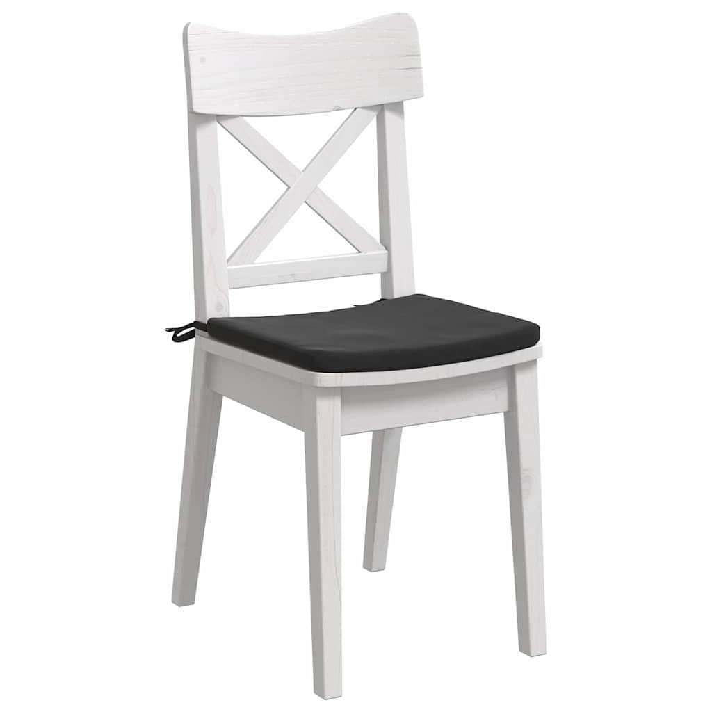 Ülőpárnák 4 pcs fekete 40 x 40 x 3 cm bársony