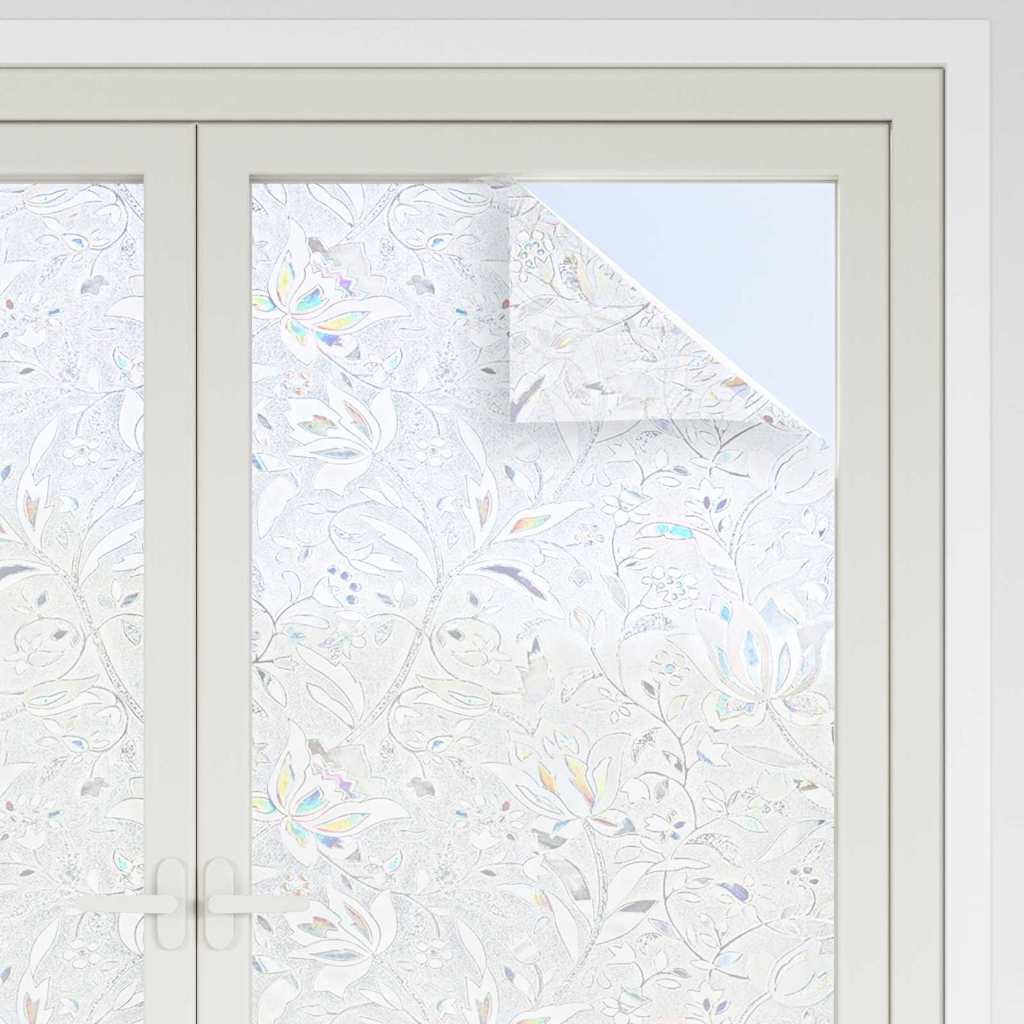 Statikus ablakfólia virág minta 90 x 500 cm pvc
