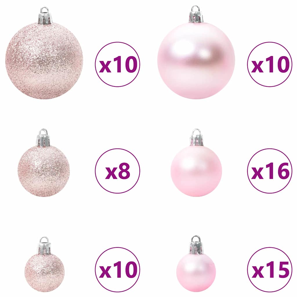 Mű karácsonyfa 300 led-del zöld 180 cm pvc és fém és műanyag