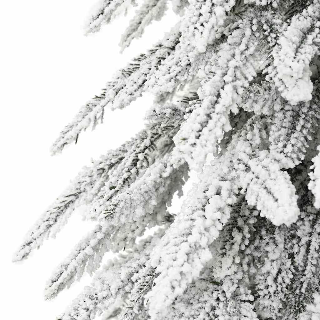 Karácsonyfa 300 led-del állvánnyal fehér 210 cm pe és acél