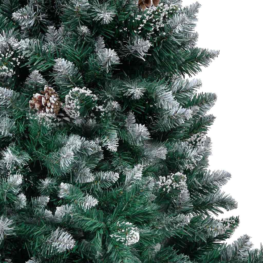 Mű karácsonyfa led -es lámpákkal zöld 180 cm pvc